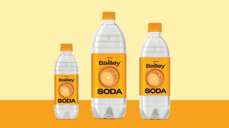 Bailley Soda range: 300 ml, 600 ml and 750 ml